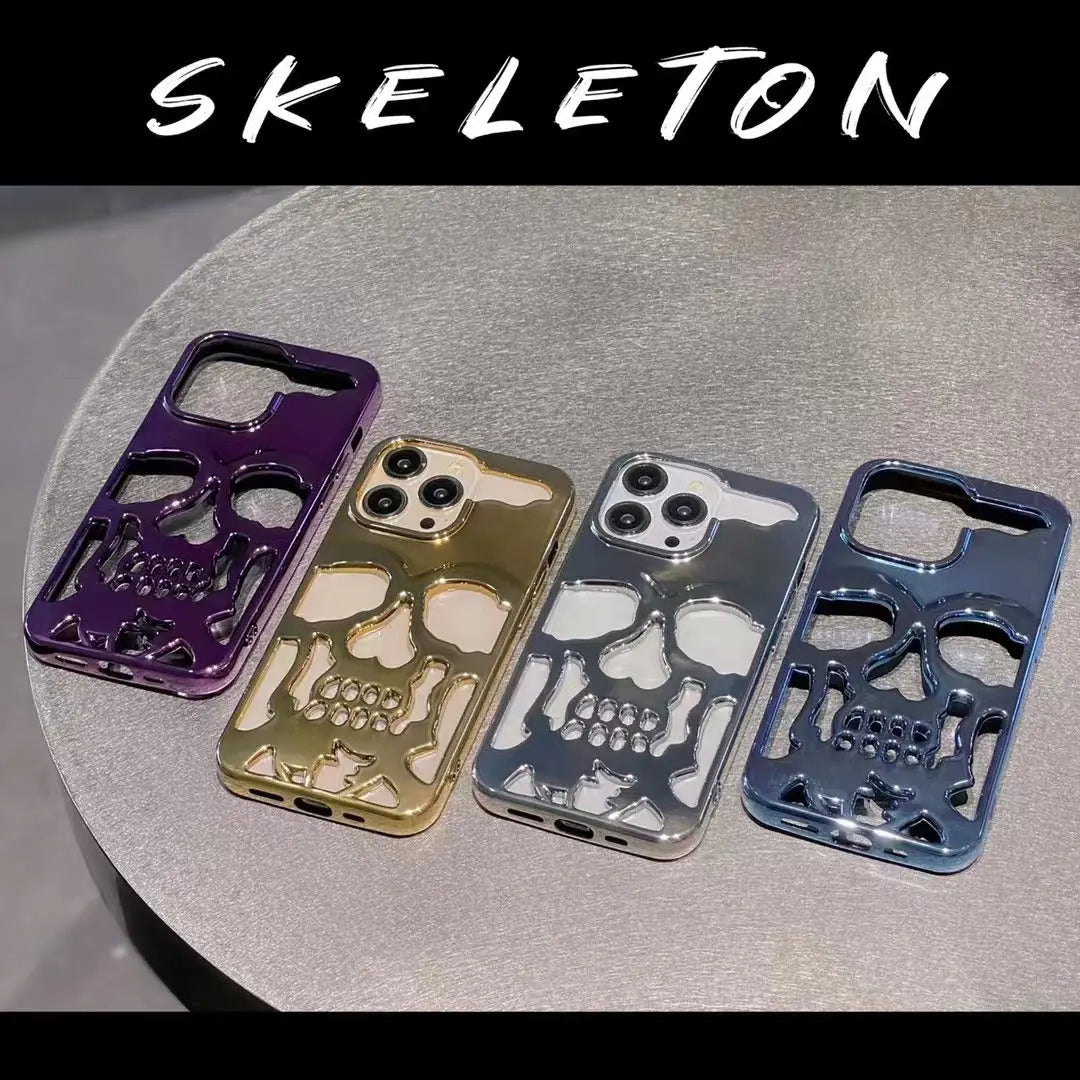 3D Hollow Skull Callous Phone Case