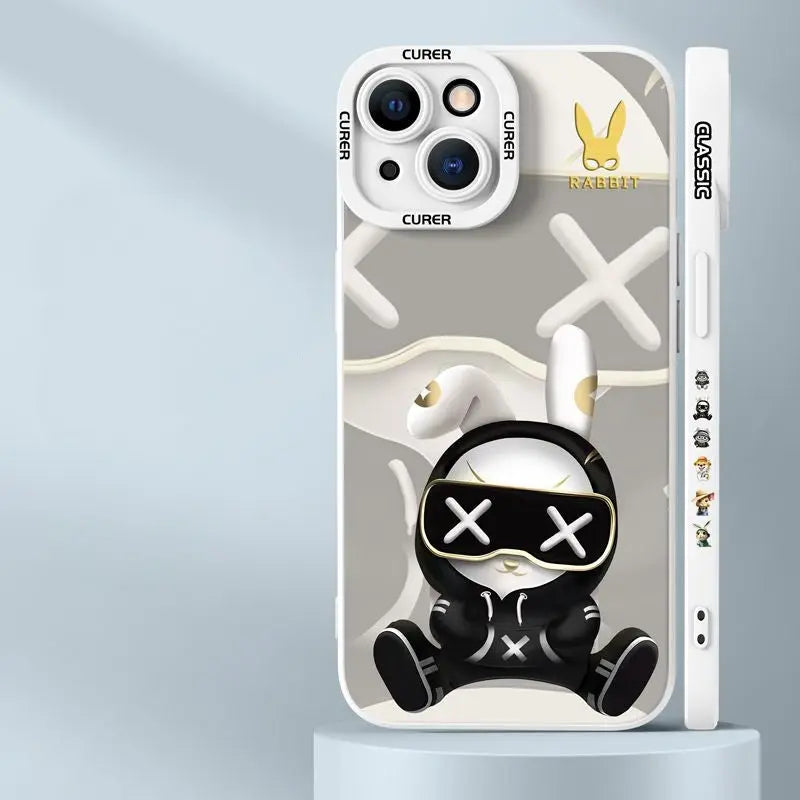 Cute Cartoon Rabbit Soft Phone Case