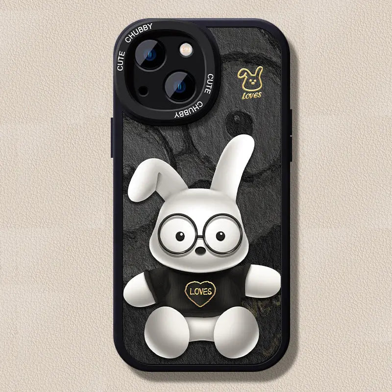 Cute Cartoon Rabbit Soft Phone Case