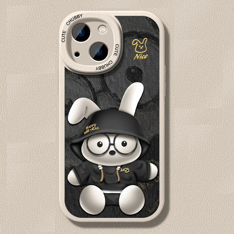 Cute Cartoon Rabbit Soft Phone Case