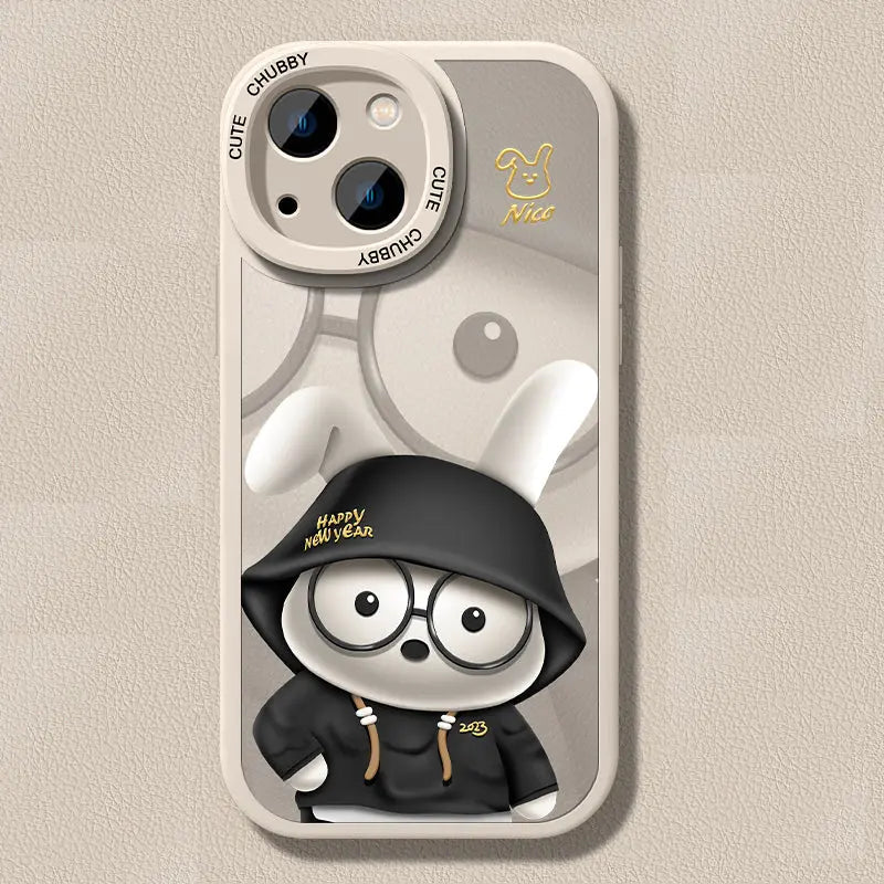 Cute Cartoon Rabbit Soft Phone Case