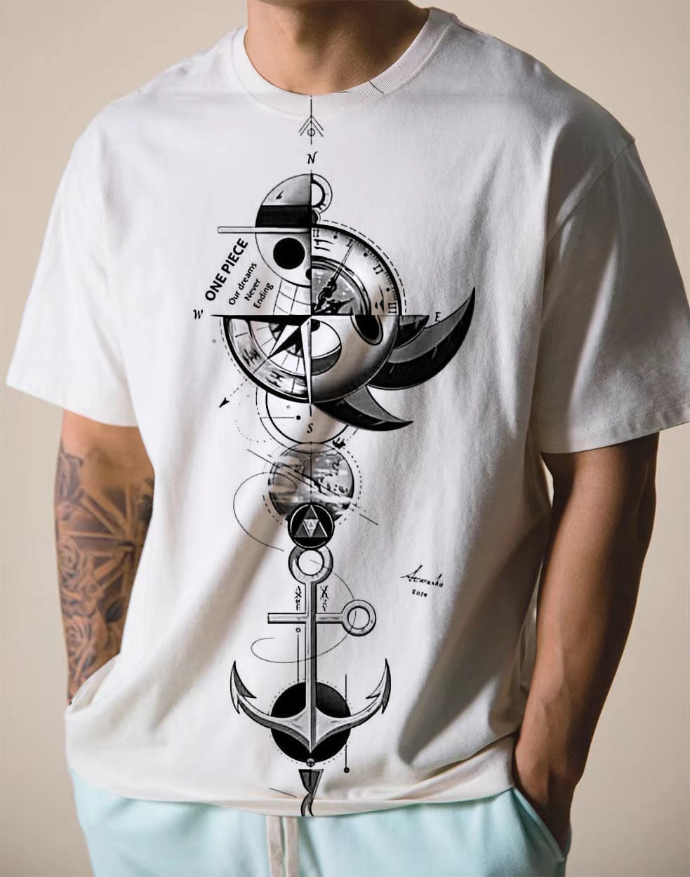 Clothing Funny Men's T Shirt One Piece T Shirt