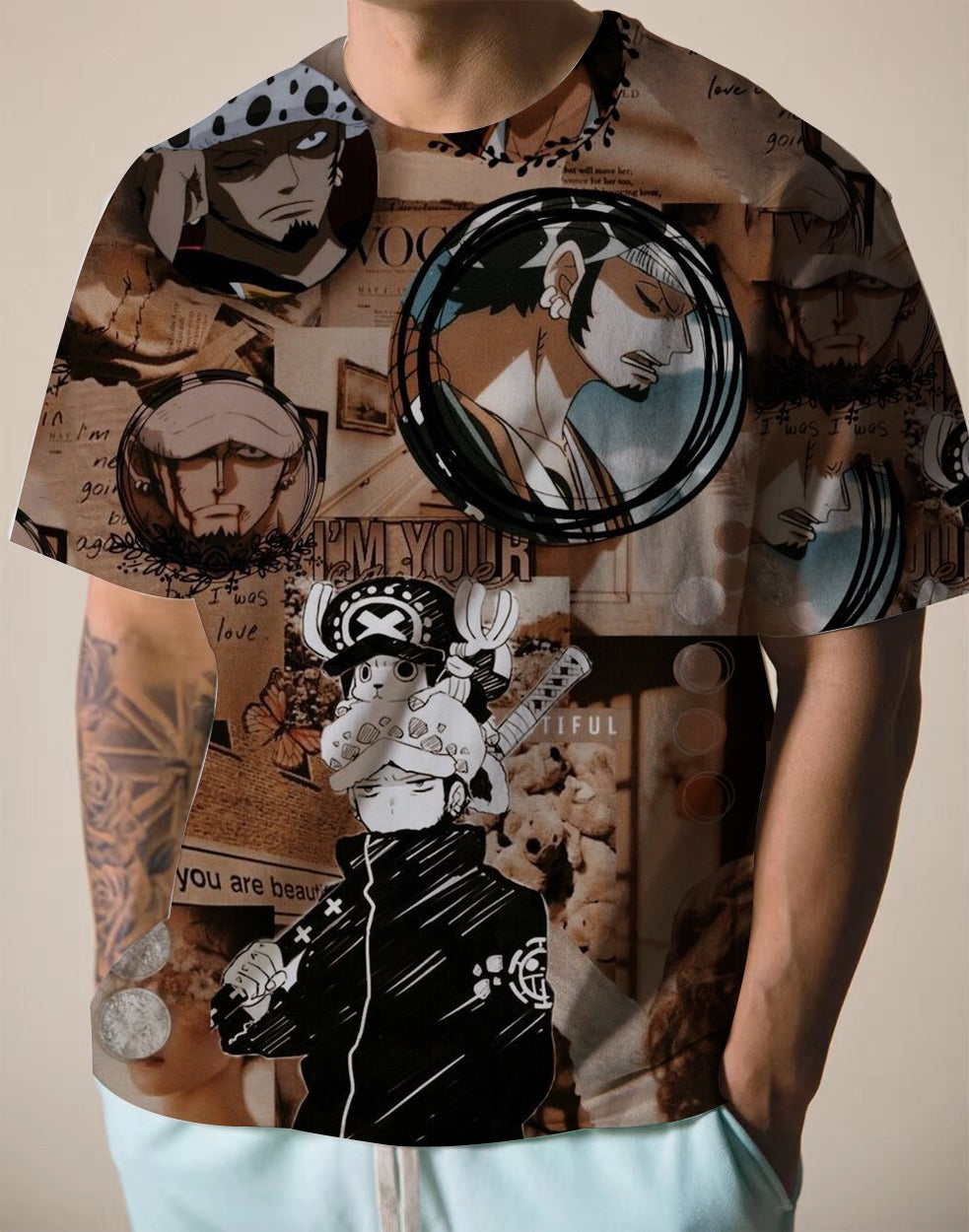 Clothing Funny Men's T Shirt One Piece T Shirt