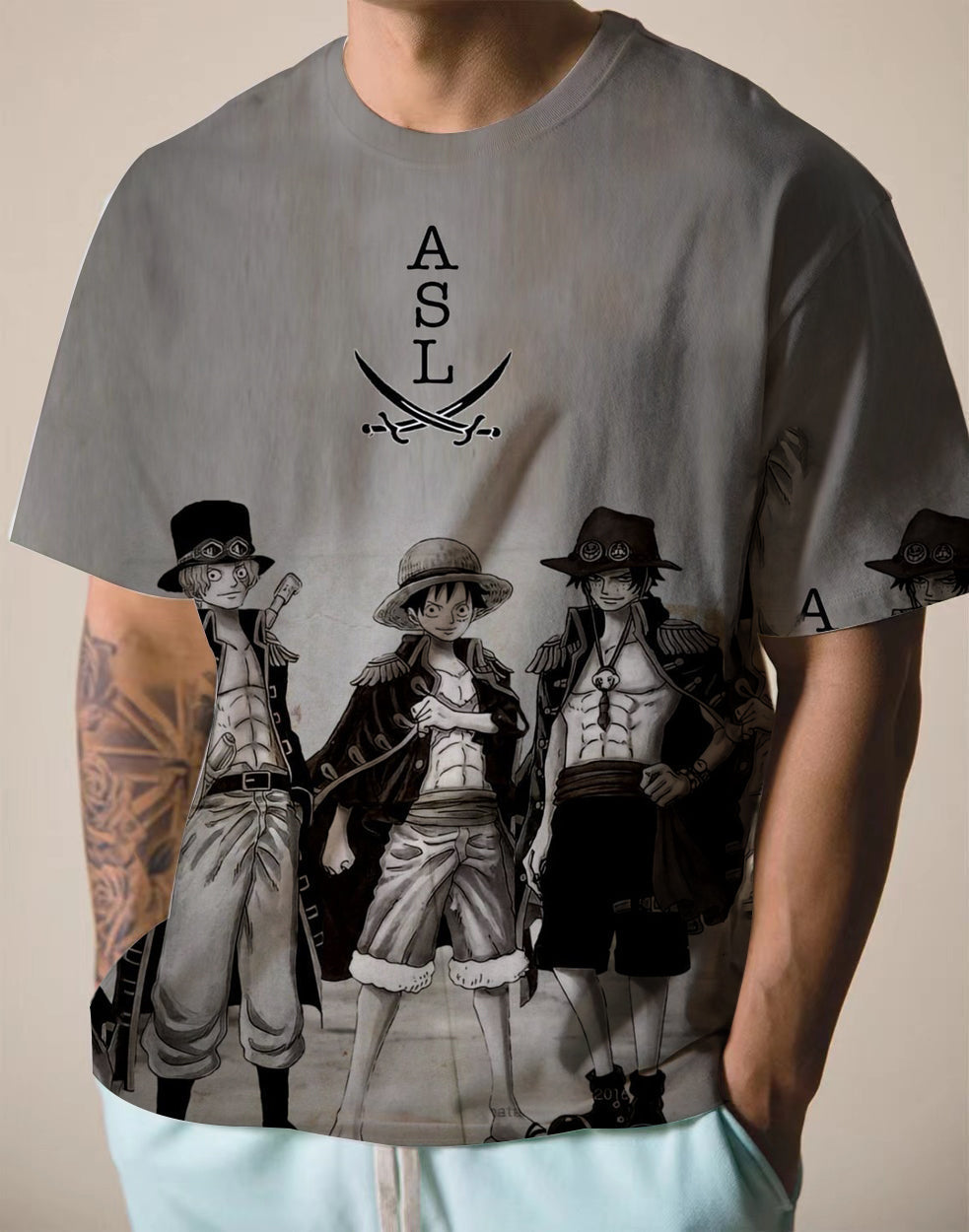 Clothing Funny Men's T Shirt One Piece T Shirt
