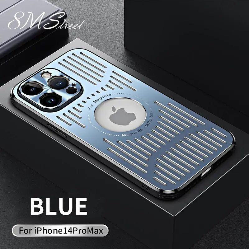 Luxury Magnetic Wireless Charge Case metal phone case