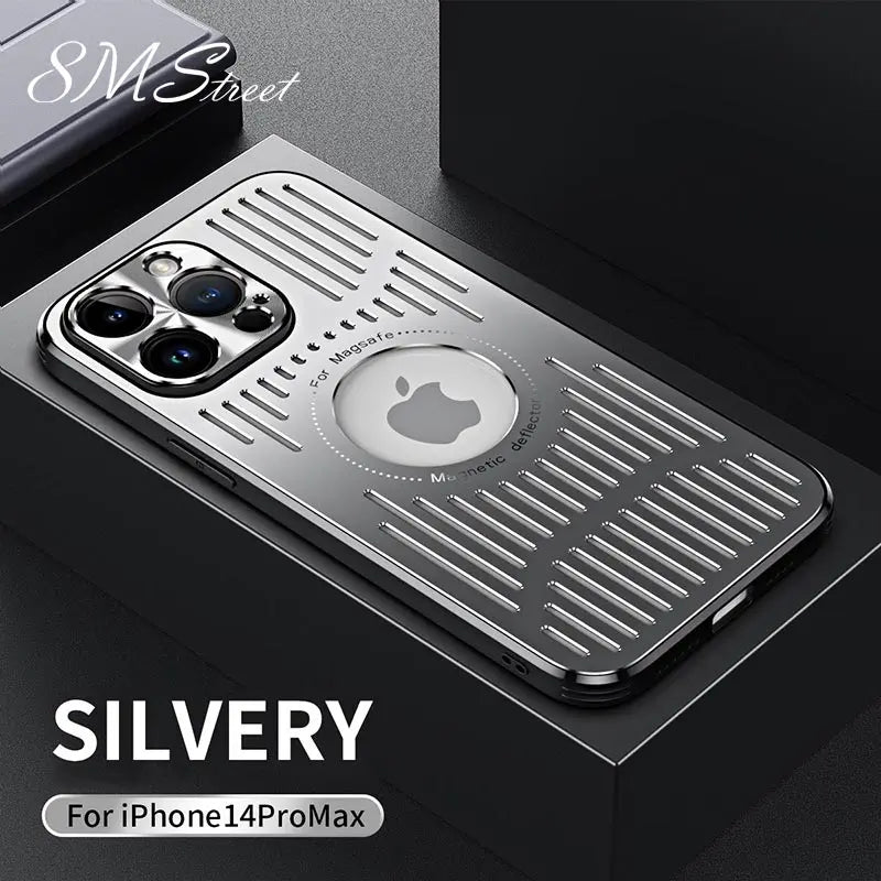 Luxury Magnetic Wireless Charge Case metal phone case