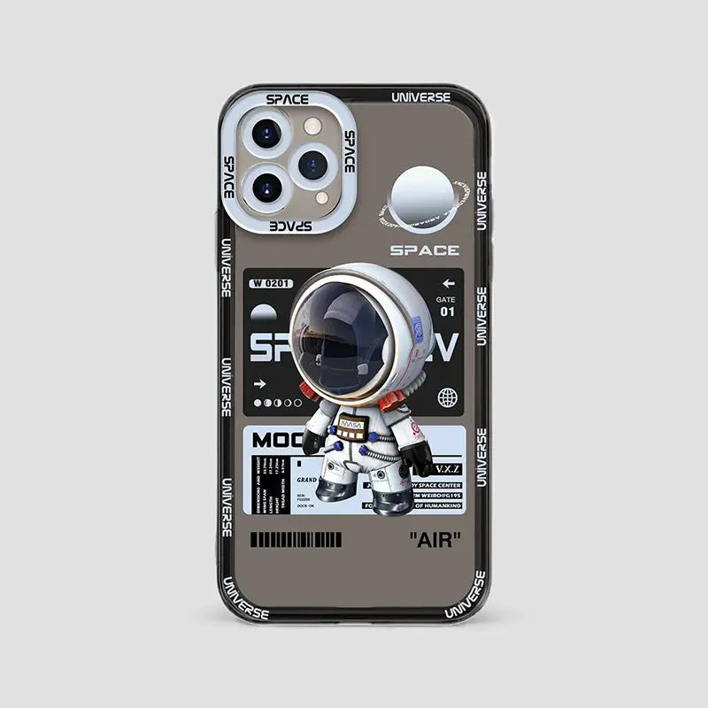 Trendy astronaut mobile phone case