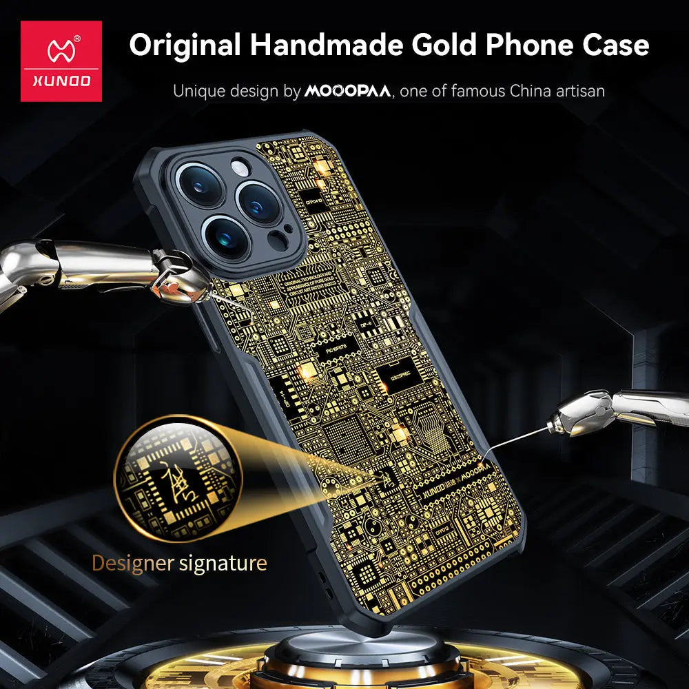 Xundd X Mooopaa Pure Gold Case For iPhone