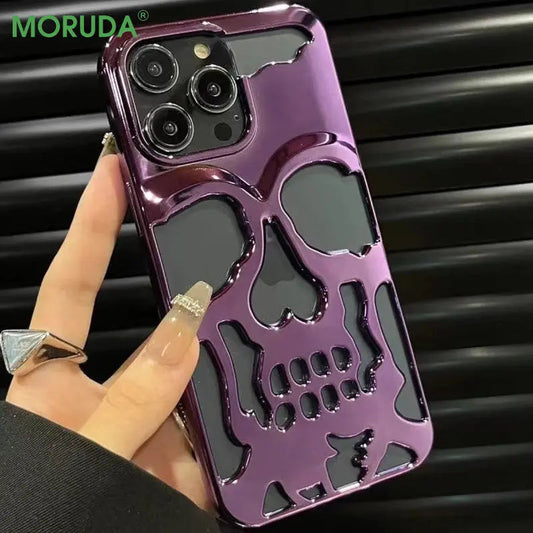 3D Hollow Skull Callous Phone Case