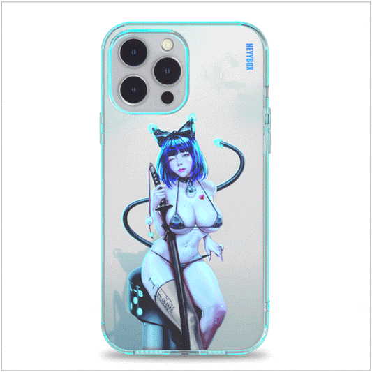 Y4 Black LED iPhone Case RGB Light Up