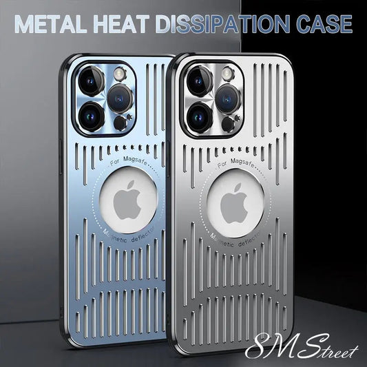 Luxury Magnetic Wireless Charge Case metal phone case